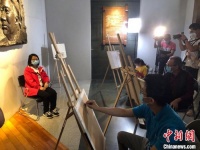 广州艺博院为抗“疫”者“云”速写 致敬最美劳动者