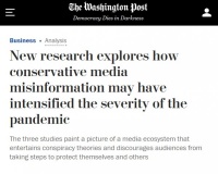 宣扬“新冠骗局论” 美右翼媒体被指坑害受众