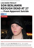 猫王27岁外孙自杀身亡 母亲丽莎曾说他最像猫王