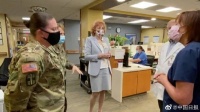 美国部队医疗组赴加州得州支援抗疫