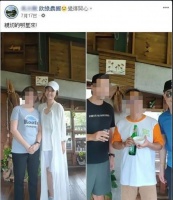 霍建华一家度假被偶遇 林心如白裙优雅素颜状态好