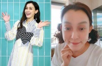 范玮琪回应素颜照被指气色眼神怪：我很好别担心