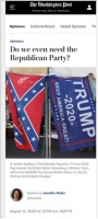 《华盛顿邮报》刊登专栏作家质问：我们到底还需不需要共和党？福克斯立马“反击”……