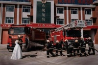 消防员的七夕 ▏迟来的婚纱照！