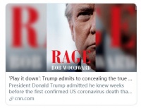 水门事件记者曝猛料：特朗普年初就知道新冠病毒“致命”