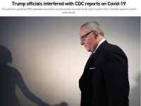 美政府官员被曝干预新冠报告 逼疾控中心改措辞
