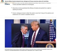 观点“反科学”，白宫疫情顾问遭斯坦福医学院78人联名反对