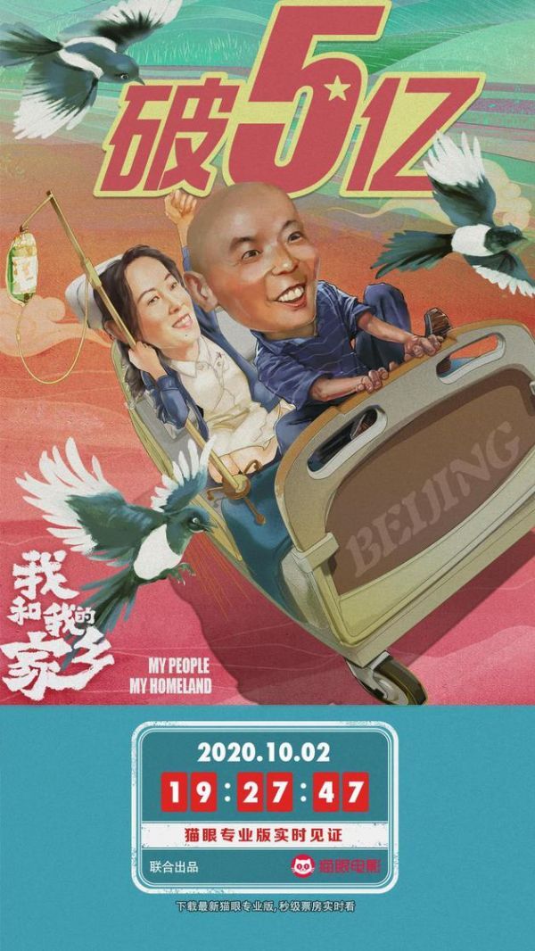 《我和我的家乡》票房超5亿