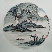 来龙去脉——蔡茂友庚子年临摹山水作品欣赏