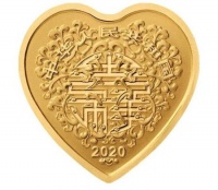 传说中火出圈的纪念币——品析2020吉祥文化心形金银纪念币