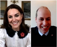 在纪念日的视频中，凯特和威廉一起参加感伤视频，凯特容光焕发