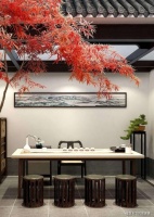 时有风清月朗，时有云雾开合