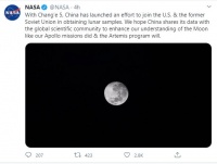 嫦娥五号发射成功，NASA立马做出表示