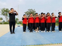 河南登封棋盘山武校  梦想要用努力去实现