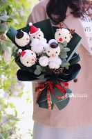 圣诞节花束 乒乓菊花束