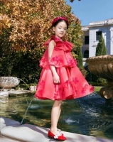 梅婷7岁女儿拍摄大片，名字曾慕梅被指撒狗粮，黑眼圈也随妈妈？