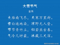 大雪|原创诗“大雪节气，天凉似冰”