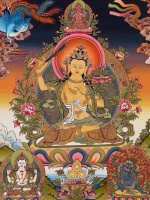 文殊菩萨化作贫女乞食