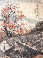 从故乡到天涯（国画）