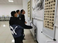 宝鸡扶风教师书画展掀起文明新热潮