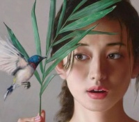 他能画出女孩的忧伤，再好的单反也拍不出来