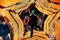 北京沉浸式艺术展吸引市民参观体验