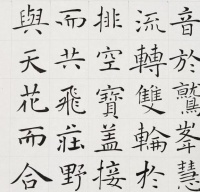 凭借唐楷入国展，必须不安常规出牌，在褚楷上做文章入选几率要大