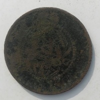 中华民国双旗币五十文（一对）