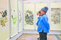 “和谐南明·民族团结· 礼赞脱贫攻坚”书画展开展