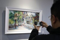 “彩墨岭南，共绘南沙”油画展开展