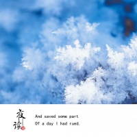 English Night｜The Dust of Snow