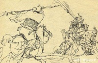 苏烈冷箭射死伍天锡，此将一怒，一枪把他扎透，从此结下三代冤仇