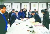 廊坊师范学院书画研究院 举办书法篆刻交流展