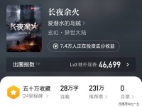 《长夜余火》：百万收藏冲击五万首订，乌贼新纪元明日开启！