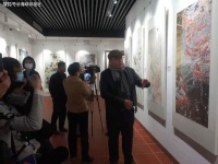 首届闽台两岸大学生美术作品大赛作品在厦展出，130多幅画作亮相