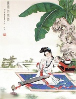 萧湘书画才子“管志亮”传统笔墨儒雅清秀，犹如清水一坛