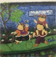 全国新年画创作征集结果揭晓 广东画家胡锦雄作品入围