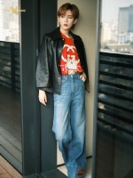 陆柯燃今日出席活动路透～ 无滤镜无美颜镜头下的小陆……