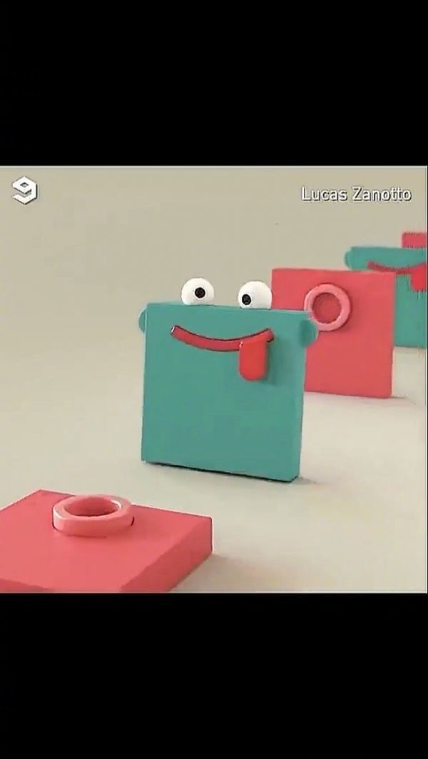 芬兰创意人 Lucas Zanotto制作的催眠短片，有点儿可爱~