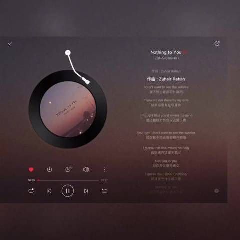 Nothing to you “从心动的那一刻起，喜欢就开始指数增长。”