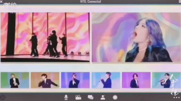 Halsey之前和防弹少年团合作舞台用的是圣诞节的时候……