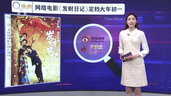 M热度榜：《人民日报》评网络虚假流量 网络电影《发财日记》定档大年初一