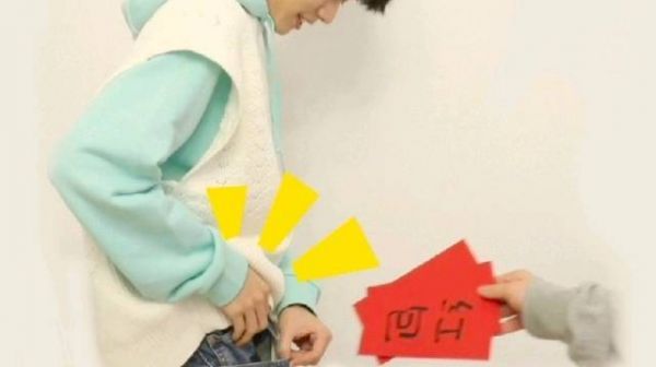 哈哈哈已经学会了，马嘉祺完全演绎过年时应该出现的现象……