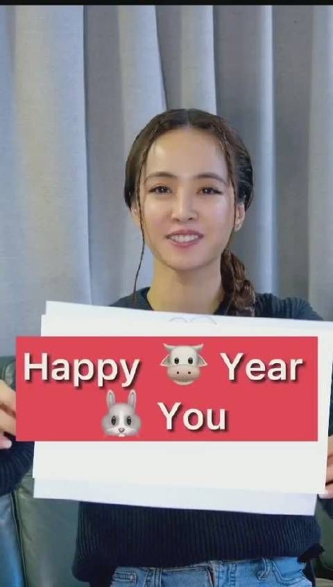 新年第一天，@蔡依林 微博放出了自己手绘福牛的视频……