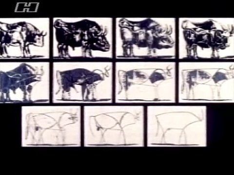 八一电影制厂1988年制作的经典动画片短片《毕加索与公牛》