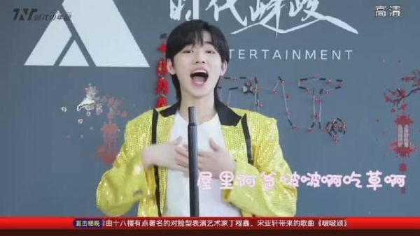 请欣赏十八楼晚会有点著名的对脸型表演艺术家丁程鑫……
