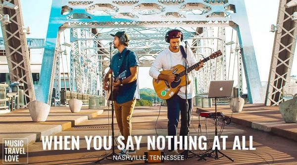 兄弟俩弹唱《When You Say Nothing At All》