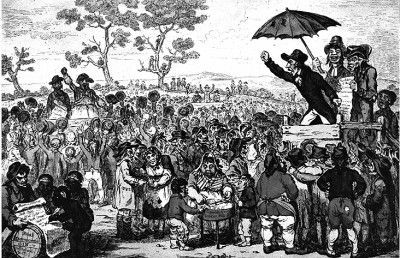     吉尔雷于1795年绘制的《哥本哈根庄园》。资料图片