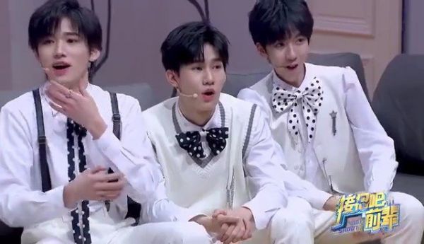 时代少年团看符龙飞舞台reaction……