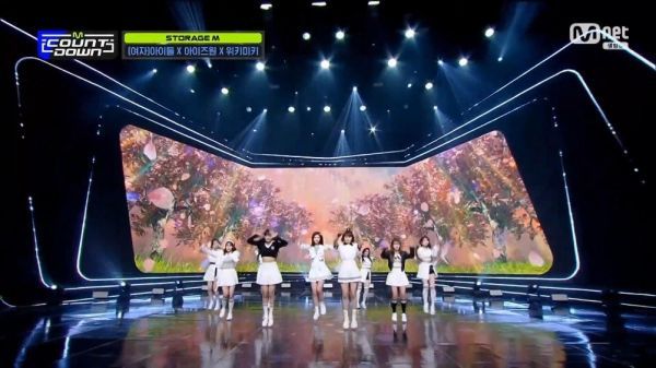 (G)I-DLE & IZ*ONE & Weki Meki cover舞台 原来是选的这首